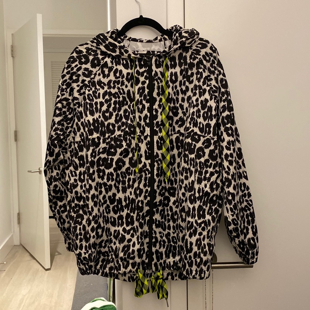 Marc Jacobs Leopard Print Water Resistant Jacket